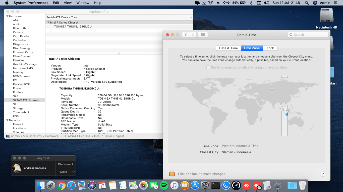 Panasonic Toughbook CF AX2 [IvyBridge   Intel HD 4000] 8